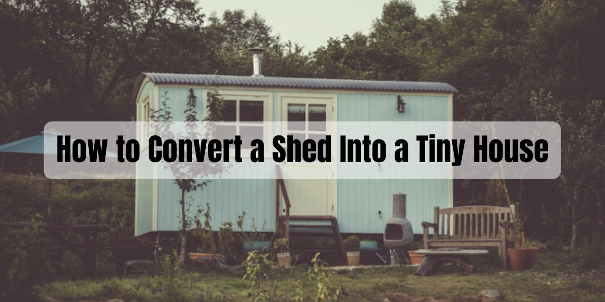 shed into tiny house